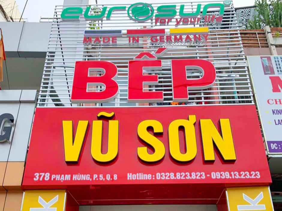 Thi Công Showroom Bếp Vũ Sơn